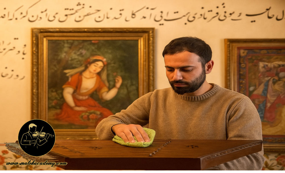 نحوه تمیز کردن سنتور